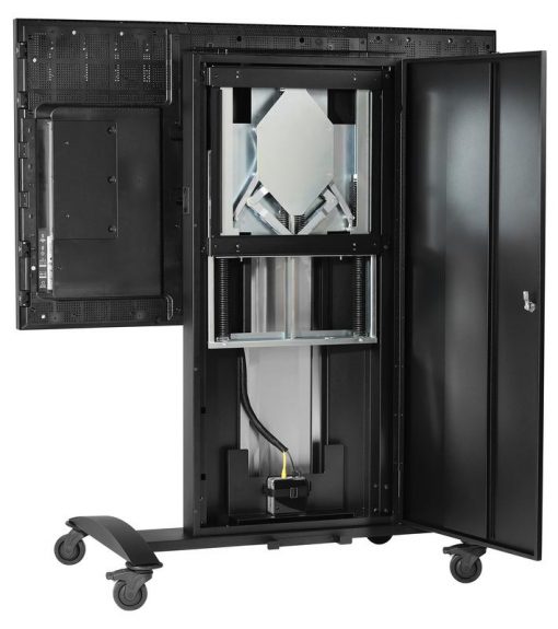 Smartmount174 Collaboration Cart With Vertical Lift 902 154lb Interactive Displays 1