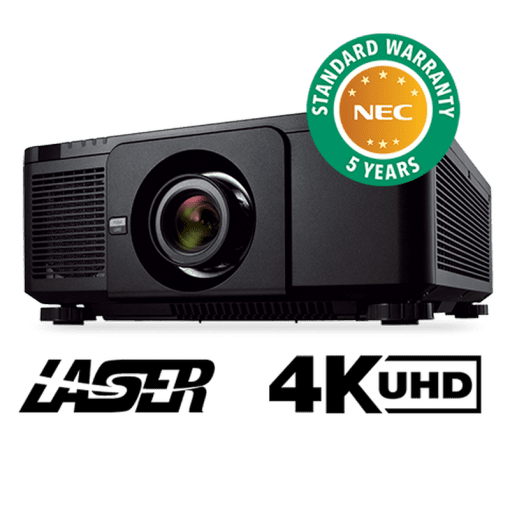 10000 Lumen Wqxga Professional Installation Laser Projector With Lens Black 1
