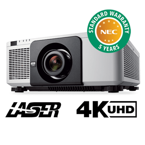 10000 Lumen Wqxga Professional Installation Laser Projector With Lens White 1