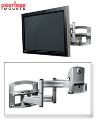 Articulating Dual Wall Arm With Vertical Adjustment For 42 To 71 Flat Panel Screens