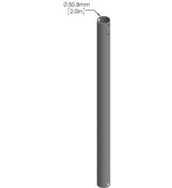 Extension Pole For Modular Series Flat Panel Display And Projector Mounts 1