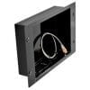 Iba2 Recessed Cable Management And Power Storage Accessory Box Black