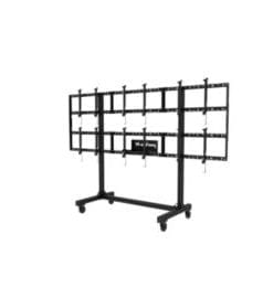 Portable Video Wall Cart 2x2 And 3x2 Configuration For 46 To 55 Displays 2
