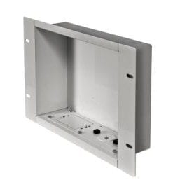 Recessed Cable Management Power Storage In Wall Box, White