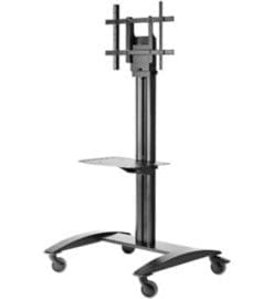 Full Featured Flat Panel Tv Cart For 32 To 75 Tv