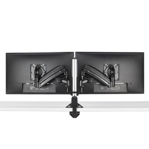 Kx Column Desk Mount Dual Monitor Arms Black 4